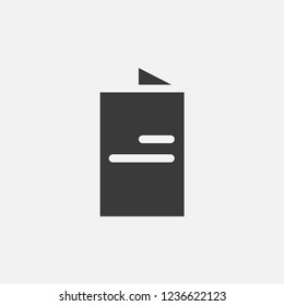 Menu icon vector. Menu symbol. Linear style sign for mobile concept and web design. Menu symbol illustration. Pixel vector graphics - Vector.
