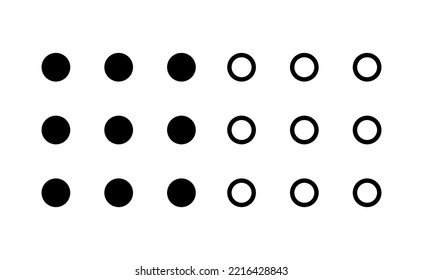 Menu Icon vector for web and mobile app. web menu sign and symbol. hamburger menu symbol