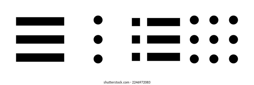 Menu Icon vector for web and mobile app. web menu sign and symbol. hamburger menu symbol