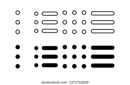 Menu Icon vector for web and mobile app. web menu sign and symbol. hamburger menu symbol
