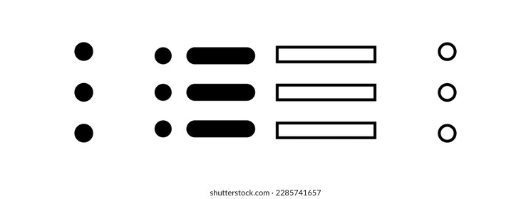 Menu Icon vector for web and mobile app. web menu sign and symbol. hamburger menu symbol