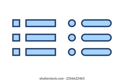 Menüsymbol, Vektorgrafik. Web-Menüzeichen und -Symbol. Hamburger-Menü-Symbol