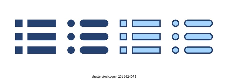 Menu icon vector. web menu sign and symbol. hamburger menu symbol