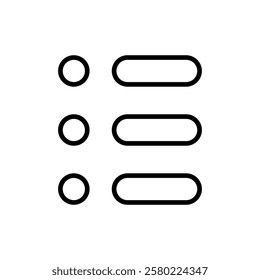 Menu icon vector. web menu sign and symbol. hamburger menu symbol