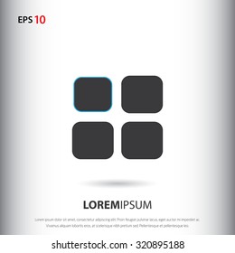 Menu icon for web and mobile