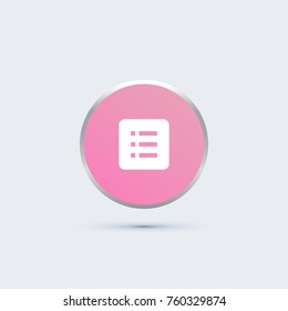 menu icon. web sign