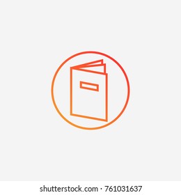 Menu icon.gradient illustration isolated vector sign symbol