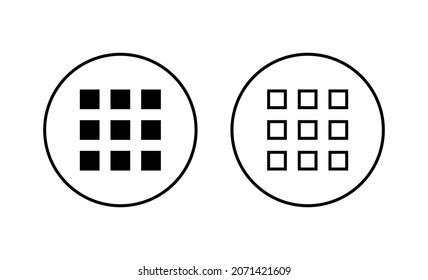 Menu Icons set. web menu sign and symbol. hamburger menu symbol