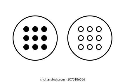 Menüsymbole gesetzt. Web-Menüzeichen und -Symbol. Hamburger-Menü-Symbol