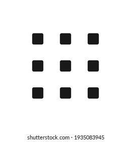 Iconos de menú en estilo plano de moda aislados en fondo gris, para tus diseños de sitio web, apps, logos, UI. Ilustración del vector, EPS10.