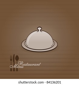 Menu Illustration with Cover