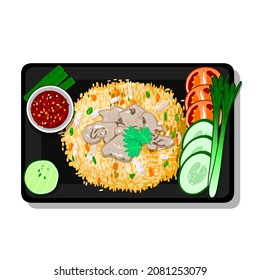 
menu image Thai food cartoon