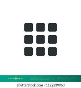 Menu Interface - UI Icon Vector Logo Template Illustration Design. Vector EPS 10.