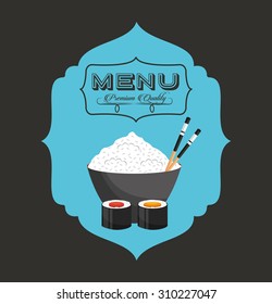 menu japanese design, vector illustration eps10 graphic 