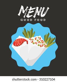 menu japanese design, vector illustration eps10 graphic 