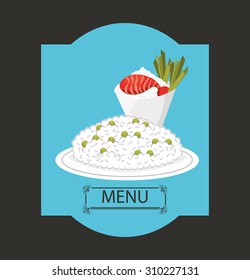 menu japanese design, vector illustration eps10 graphic 