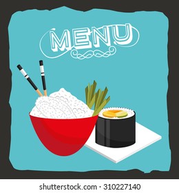 menu japanese design, vector illustration eps10 graphic 