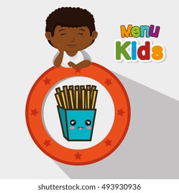 menu kids design