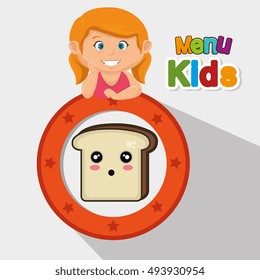 menu kids design