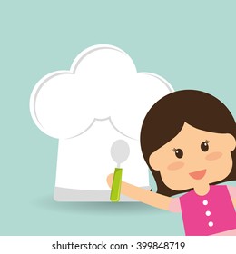 Menu Kids icon design, vector illustration