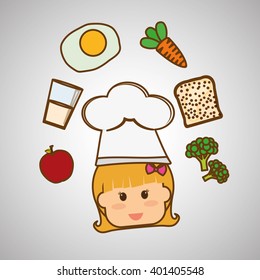 Menu Kids icon design, vector illustration, vector illustration