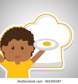 Menu Kids icon design, vector illustration, vector illustration