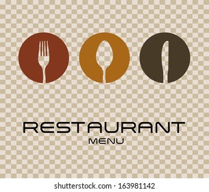 menu label over black background vector illustration  