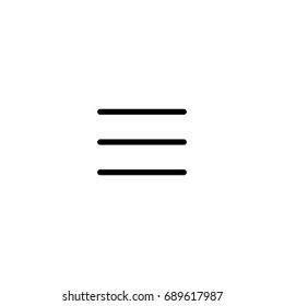 menu line black icon