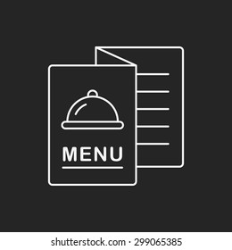 Menu Line Icon Stock Vector (Royalty Free) 299065310 | Shutterstock