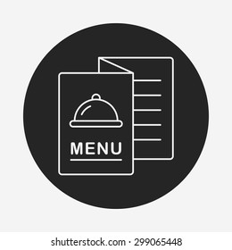 Menu Line Icon Stock Vector (Royalty Free) 299065310 | Shutterstock