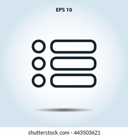 menu line icon