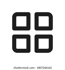 menu line icon set vector design