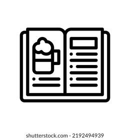 menu line style icon. vector illustration for graphic design, website, app