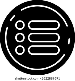 Diseño de icono de Vector de línea de menú