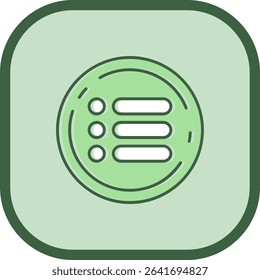 Menu Line vector Icon Design