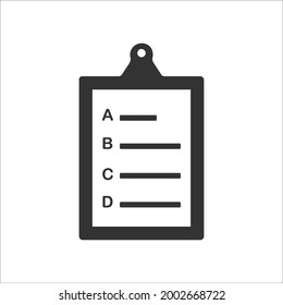 lista de menús, icono de lista de comprobación