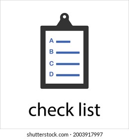 menu list, check list icon