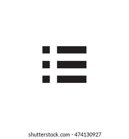 Menu, List icon, pictogram