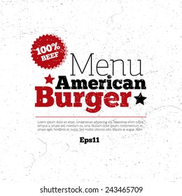 Menu, logo design, background for restaurant