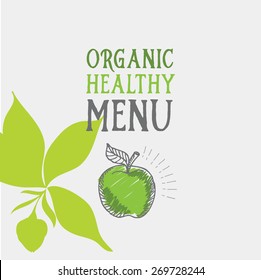 Menu logo template vintage badge. Vector food design.