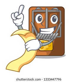 With menu mousetrap isolated with in the cartoon