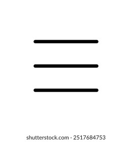 menu, navigation icon symbol vector template