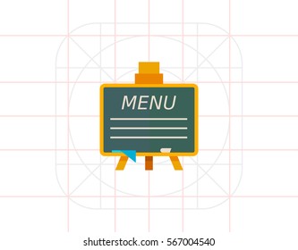 Menu on Blackboard Icon