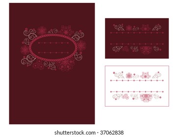 Menu and place card design