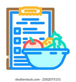 Vector del icono del color del chef del restaurante. Ilustración del símbolo aislado