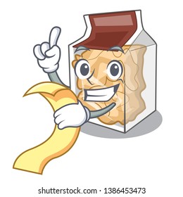 With menu pork rinds in the mascot shape