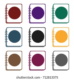 Menu of pub icon in black style isolated on white background. Pub symbol stock vector illustration.