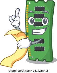 With menu RAM memory card in PC character