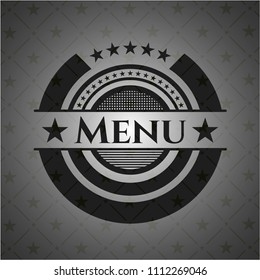  Menu realistic dark emblem