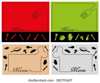 menu for restaurant